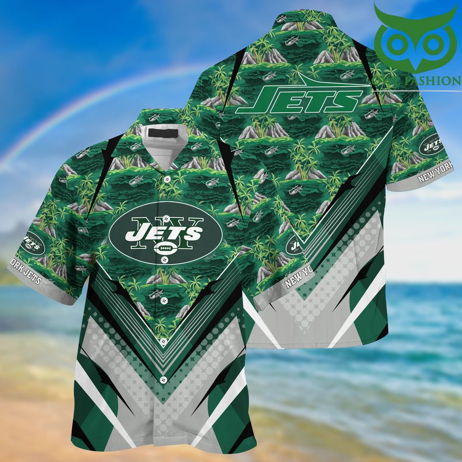 New York Jets Tropical Summer Hawaiian Shirt