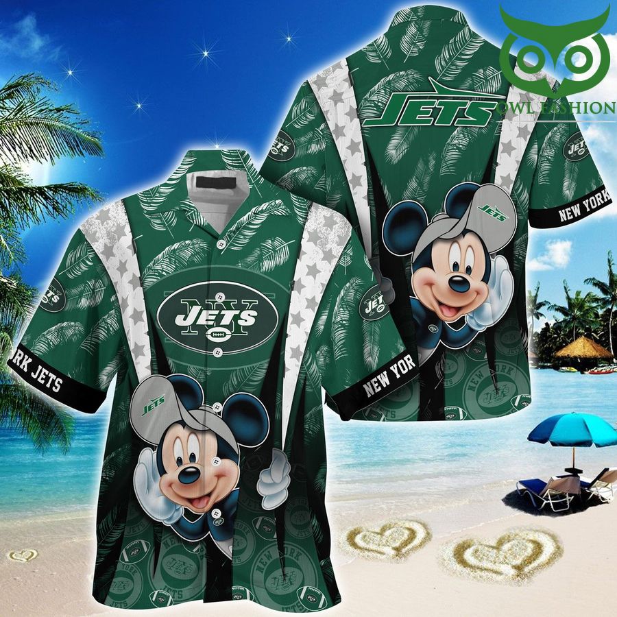 New York Jets Mickey Hawaiian Shirt