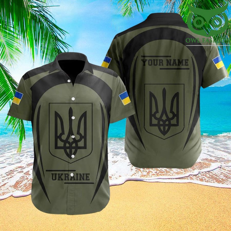 29 Personalized Ukraine Hawaii Shirt Trident Ukraine Ukrainian Button Up Shirt