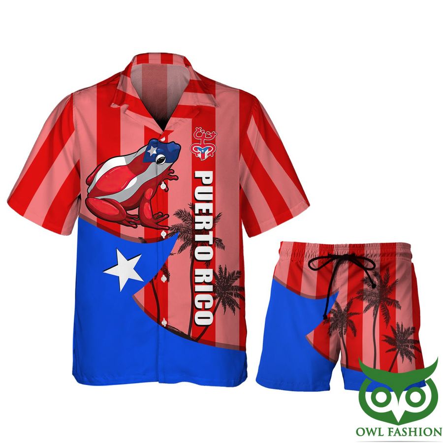 Vintage Puerto Rico Hawaiian Shirt Summer Shirt