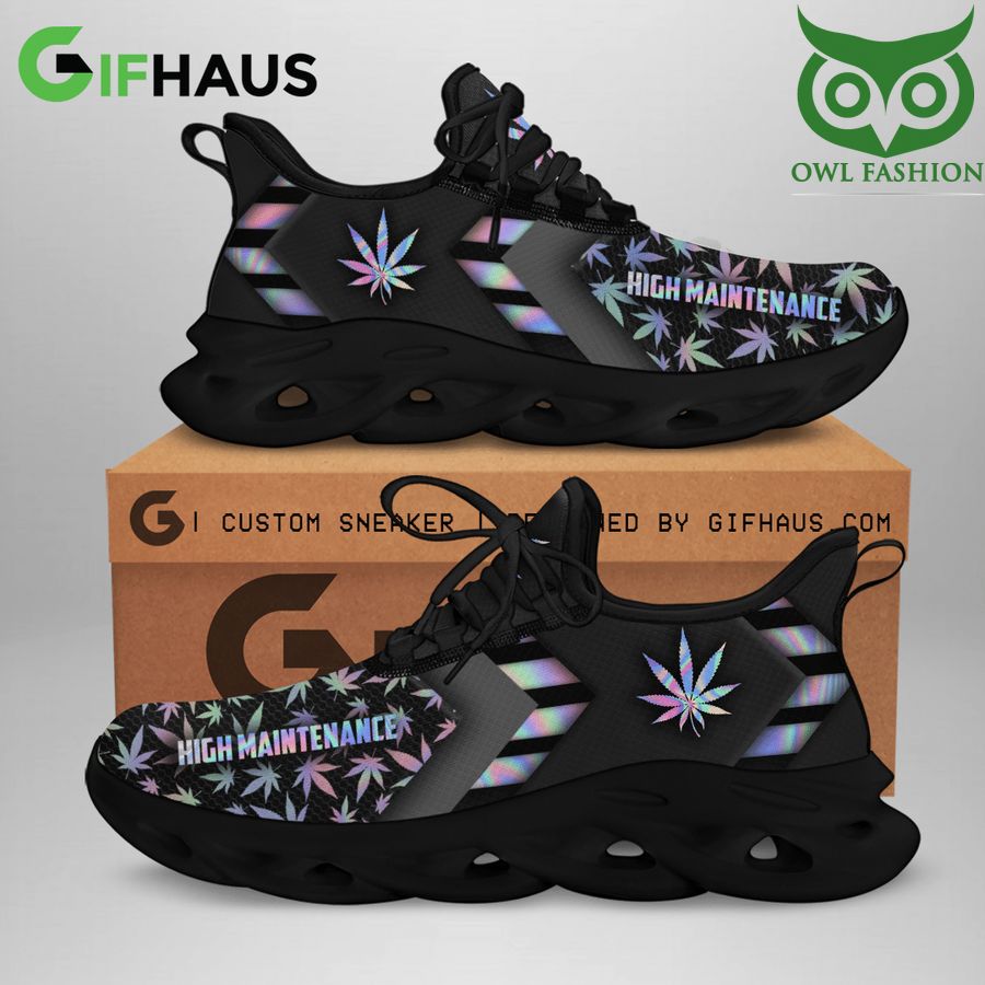 Weed High Maintenance galaxy Custom Max Soul Sneaker