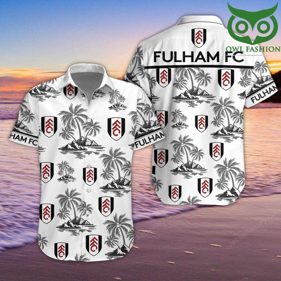 EFL Championship Fulham F.C Hawaiian Shirt Summer Shirt 