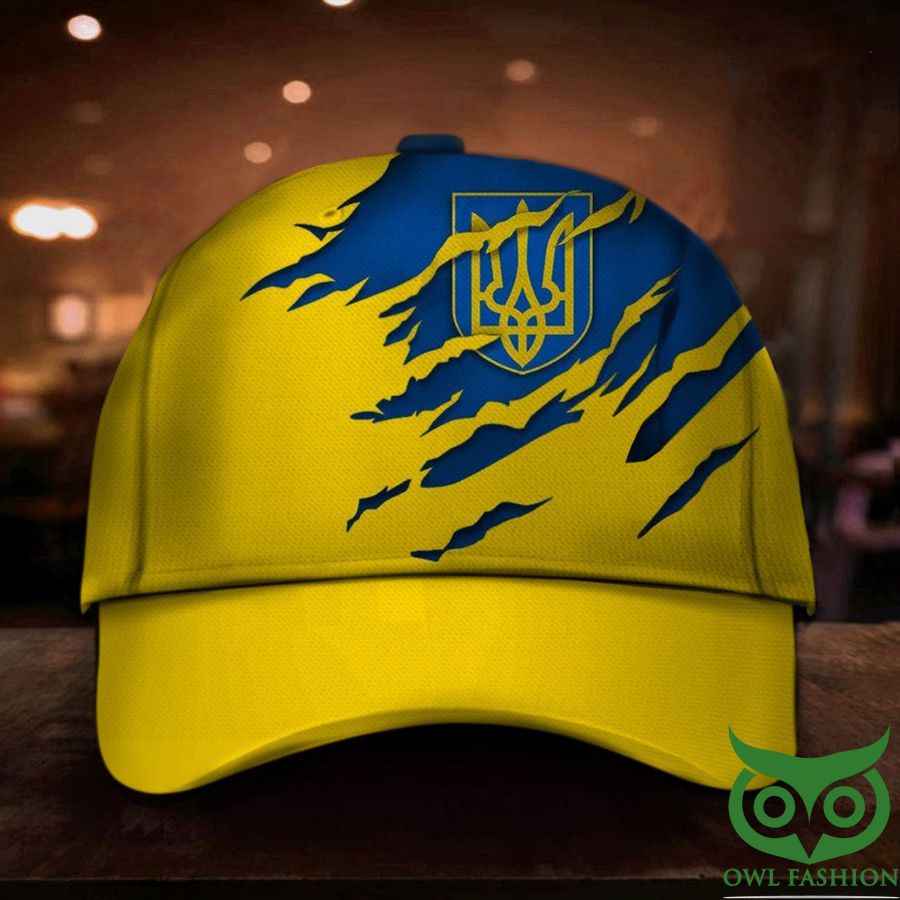 Stand With Ukraine Classic Cap Ukrainian Flag Trident Ukraine Merch Gift For Him