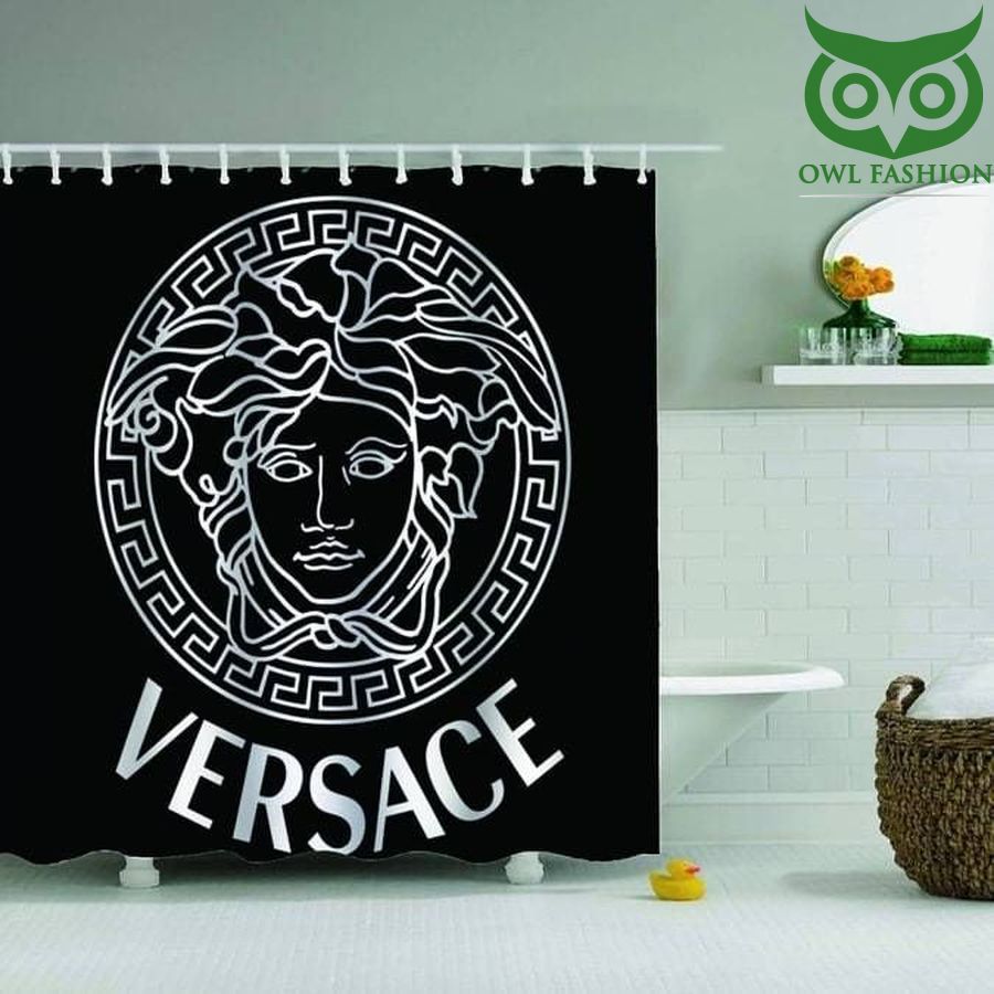 Versace Luxury 2 waterproof house and room decoration shower window curtains