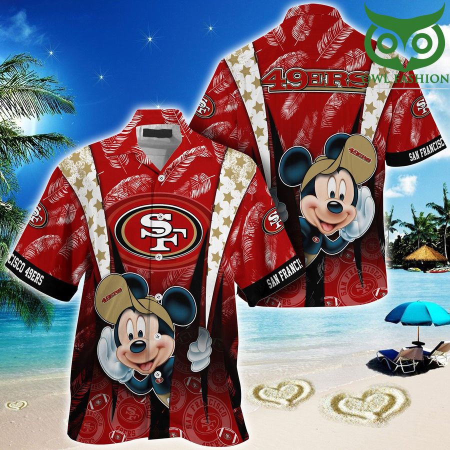 San Francisco 49ers Mickey Hawaiian Shirt