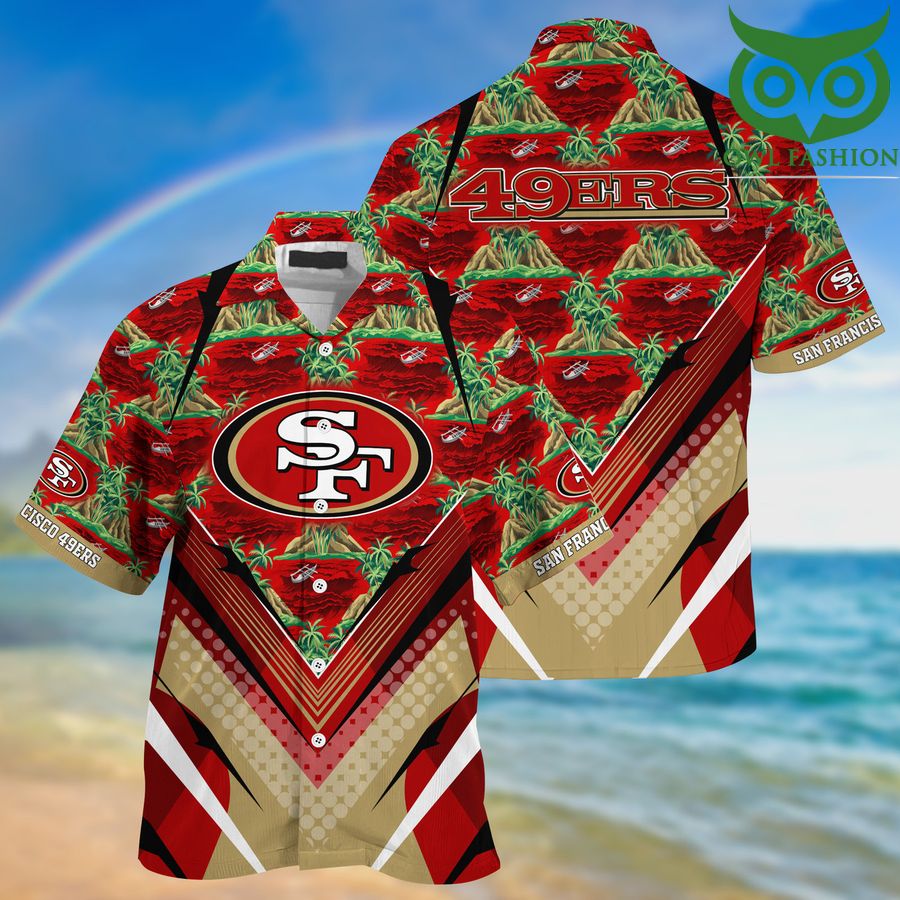 San Francisco 49ers Tropical Summer Hawaiian Shirt
