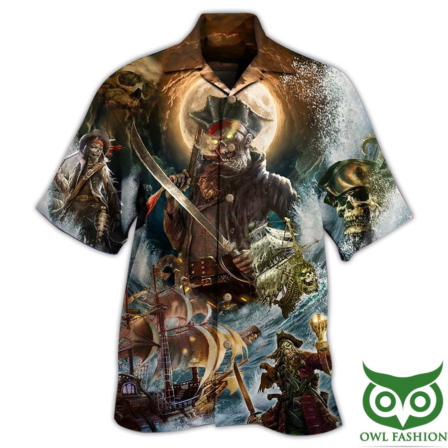 Skull Pirates Love Ocean Limited Edition Hawaiian Shirt