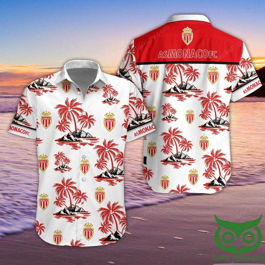 AS Monaco Short-Sleeve Hawaiian Shirt