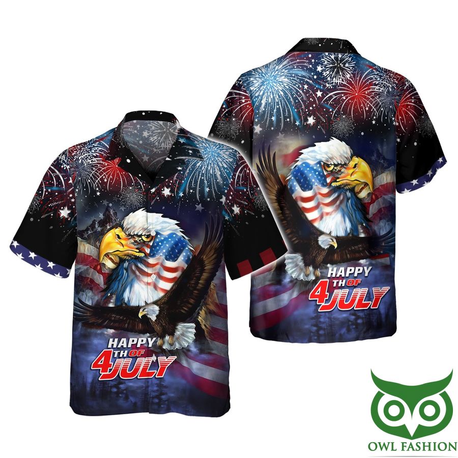 Happy 4th of July Independence Day Is Coming Fireworks 3D Shirt