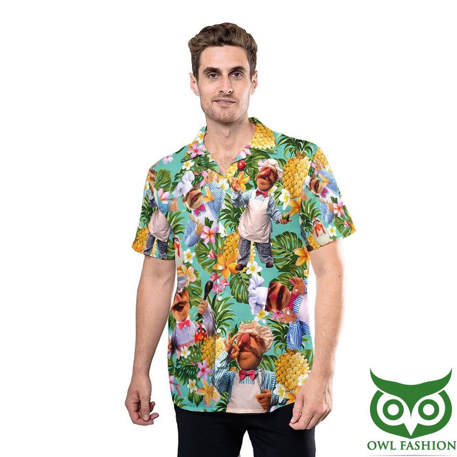 The Swedish Chef The Muppet Show Tropical Hawaiian Shirt