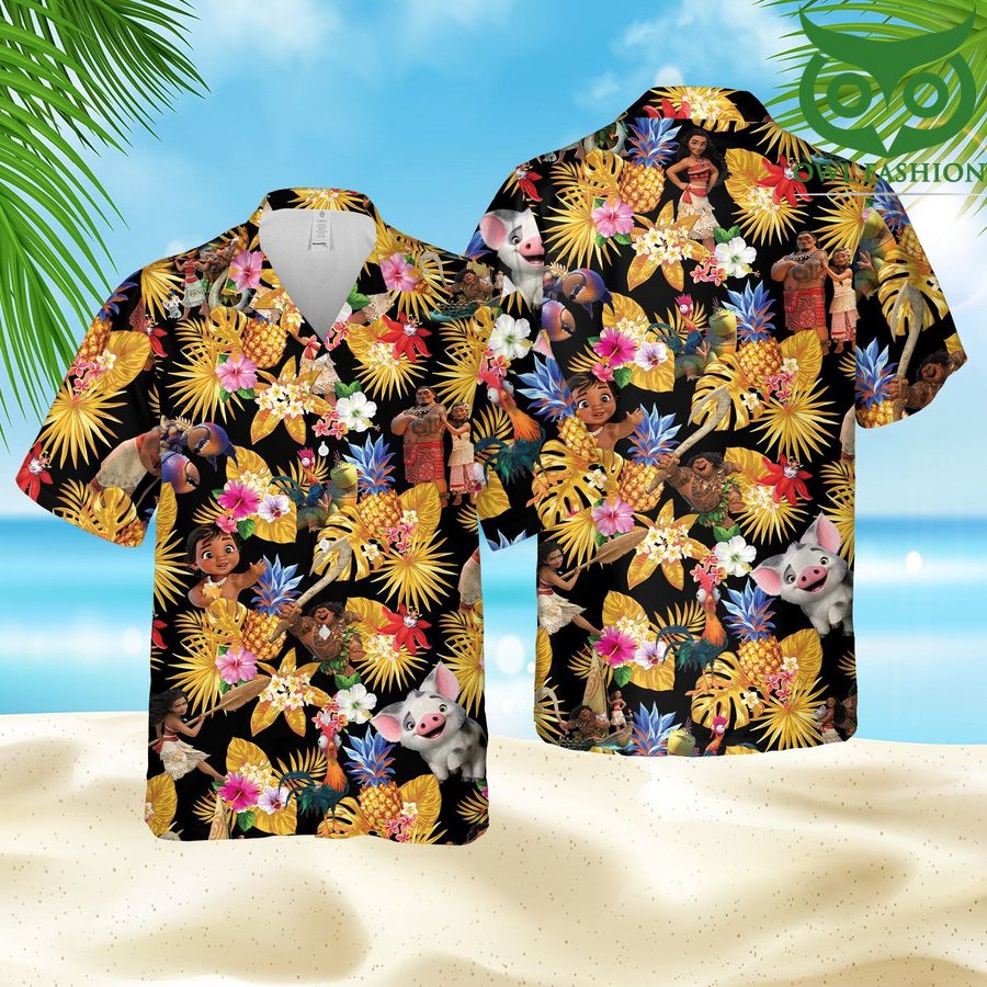 Moana animation Tropical Summer Hawaii Style Hawaiian Shirt