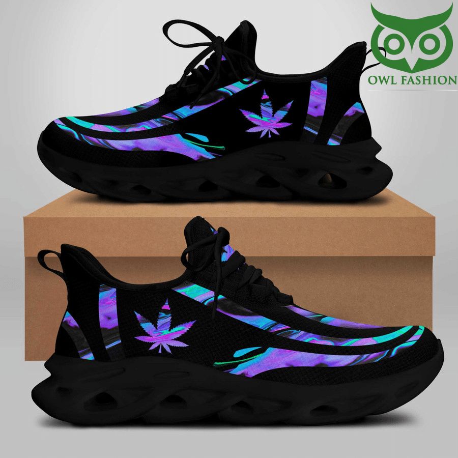 weed dark hologram Custom max soul Sneaker