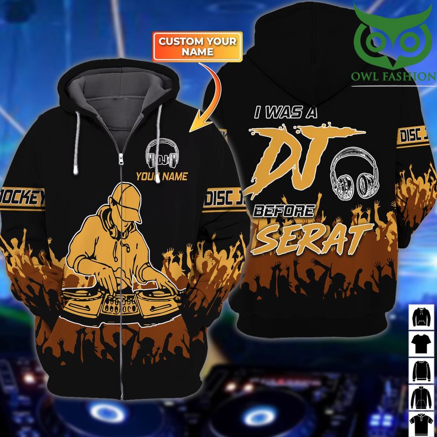 I was a DJ before Serat Personalized Name 3D hoodie 