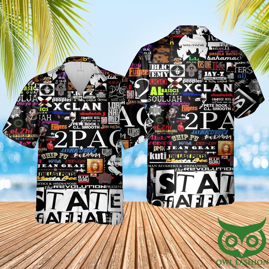 TP71 Mucsic Rock Bands Pattern Summer Hawaiian Shirt