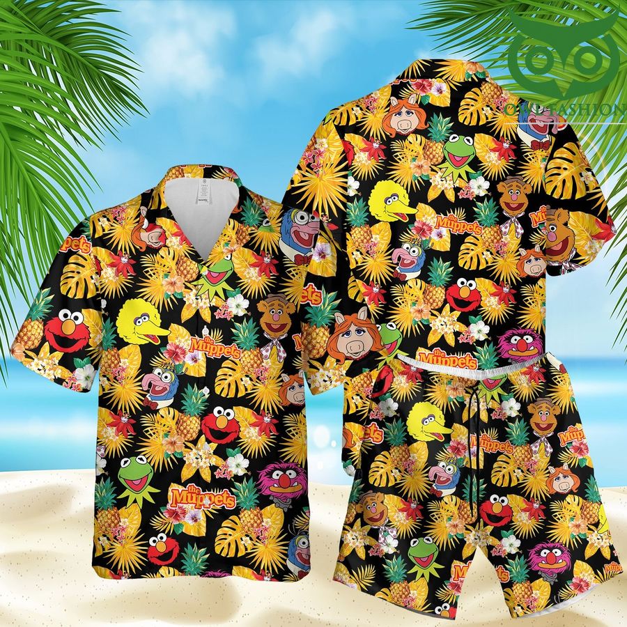 The Muppets pineapple 3D Hawaii Shirts Shorts summer