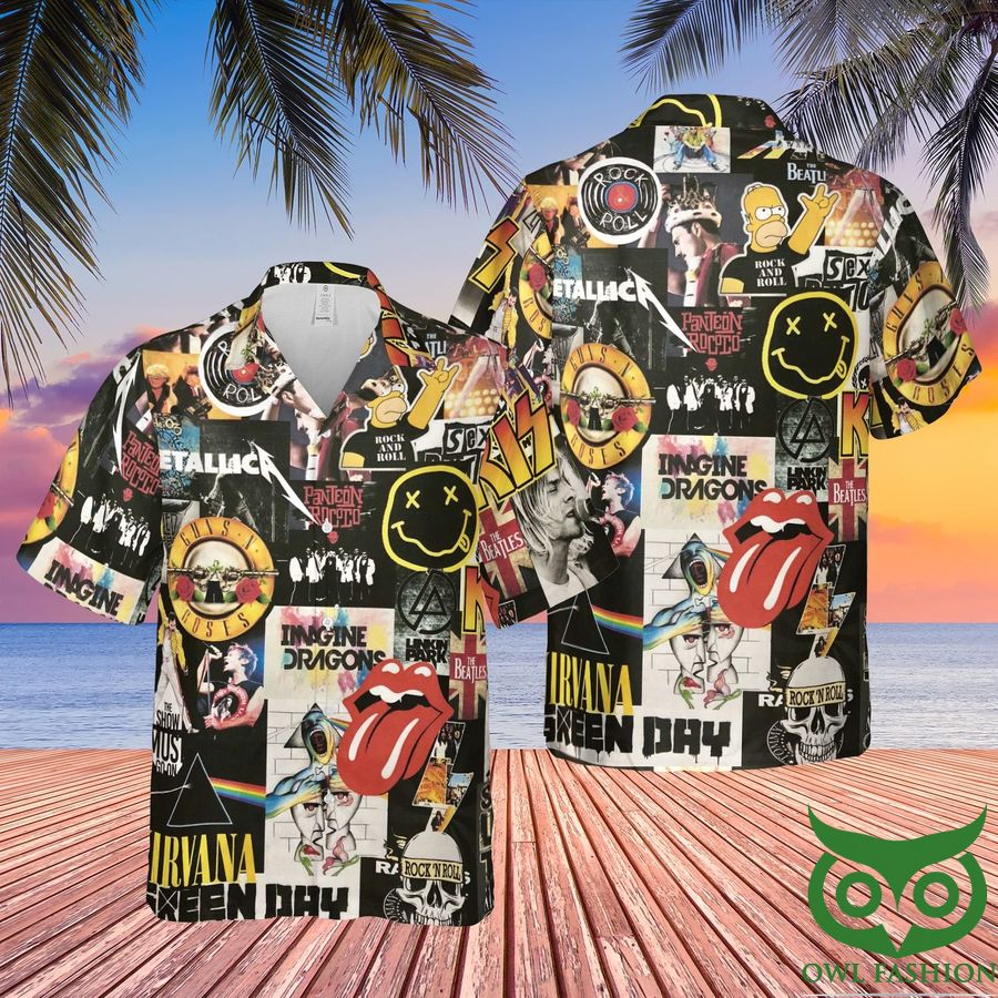 Guns N' Roses TRS Rock Fans Music Bands Summer Hawaiian Shirt