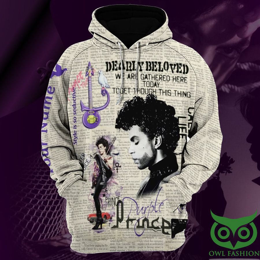 Personalized The Artist Dearly Beloved Purple Prince 3D Hoodie