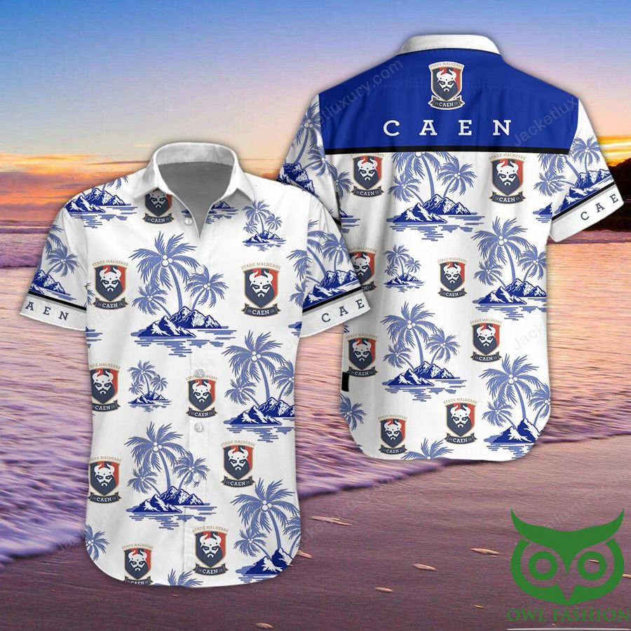 Stade Malherbe Caen Short-Sleeve Hawaiian Shirt