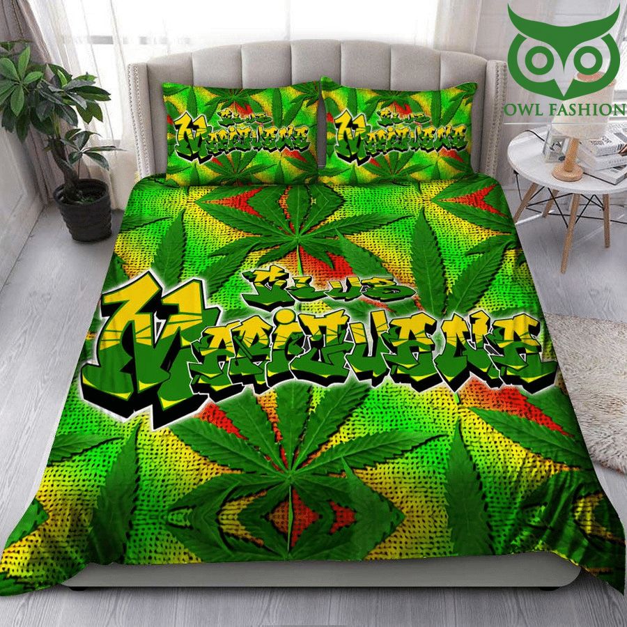 Weed Club Marijuana Bedding Set