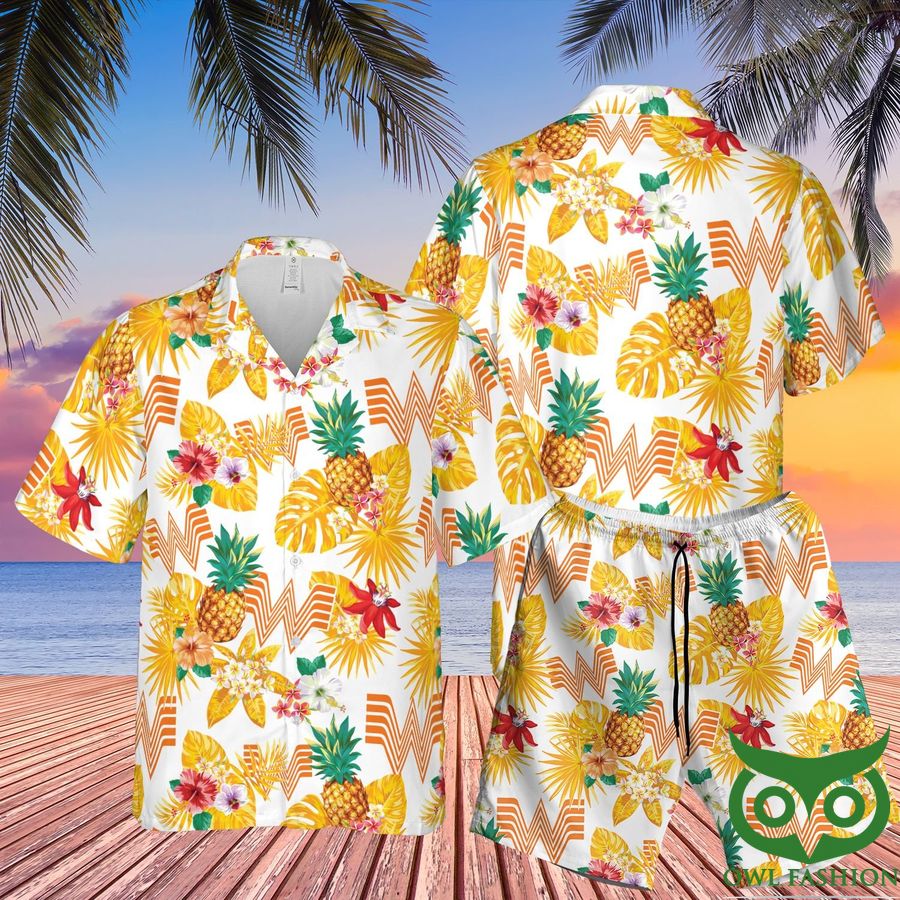 Whataburger Fast Food Lovers Hawaiian Shirt Shorts