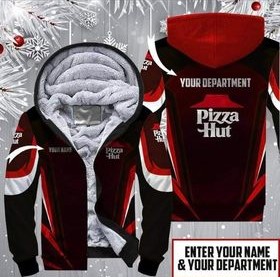 Pizza Hut Limited Edition 3D Hoodie Zip Hoodie Fleece Hoodie