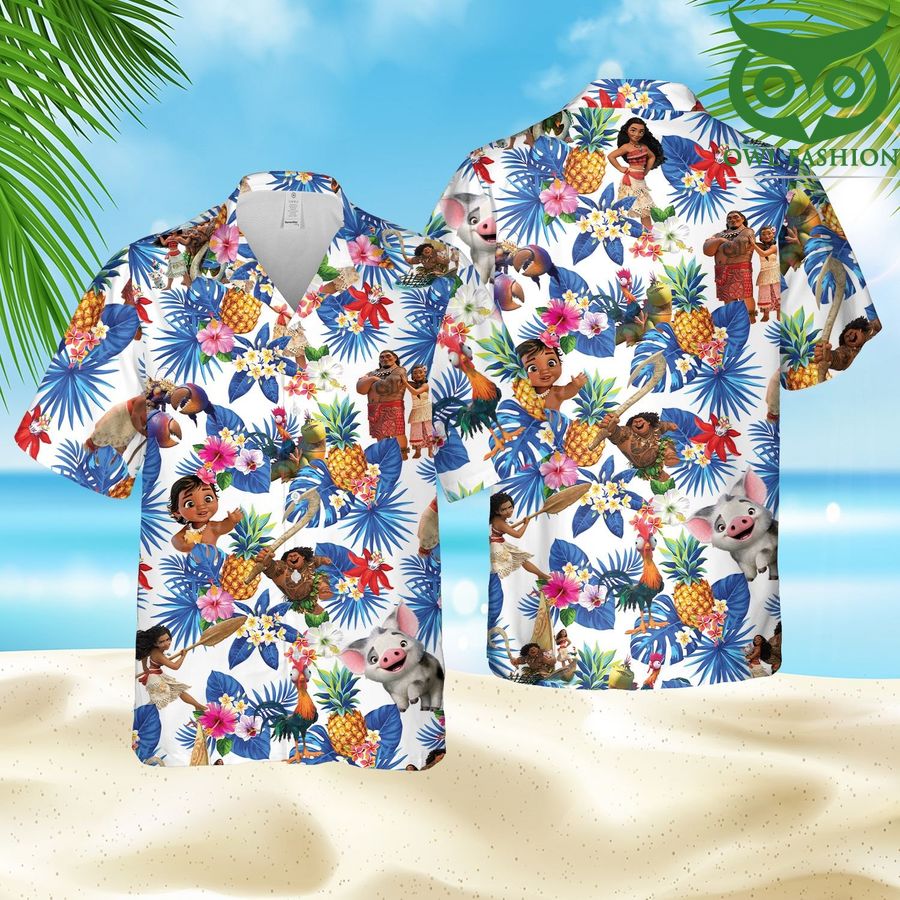 Moana animation Aloha Summer Beach Hawaii Style Hawaiian Shirt