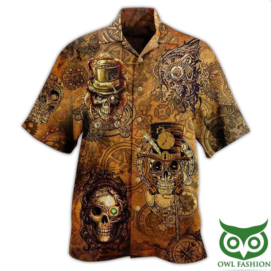 Skull Pirates Retro Style Limited Hawaiian Shirt