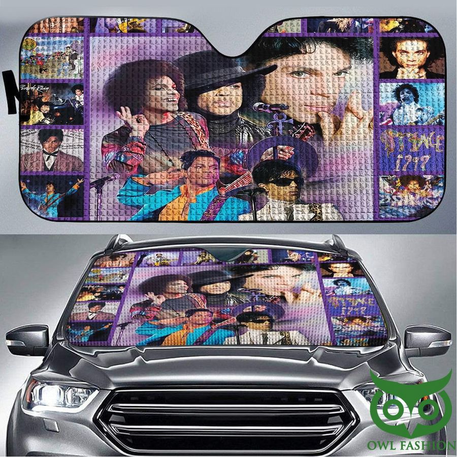 9 The Artist Prince Performance Outfits Car Sunshade