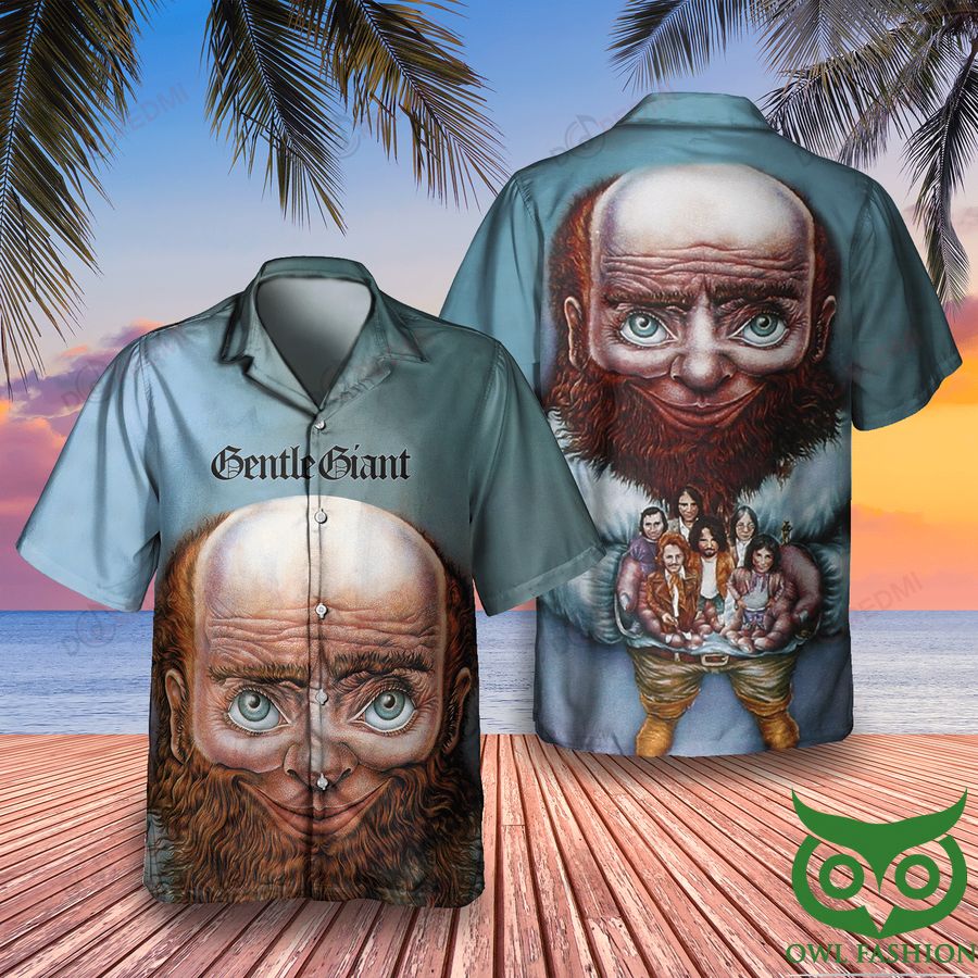 Gentle Giant rock Limited Edition hawaiian shirt