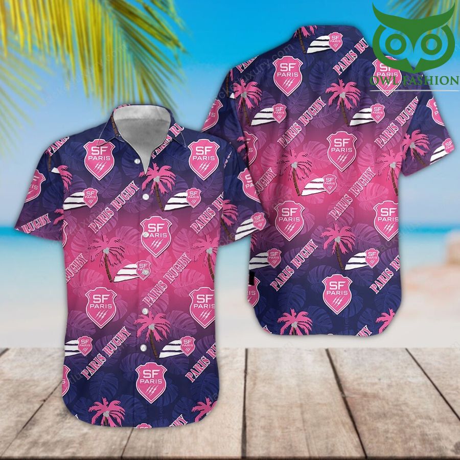 Stade Francais Hawaiian Shirt summer outfit