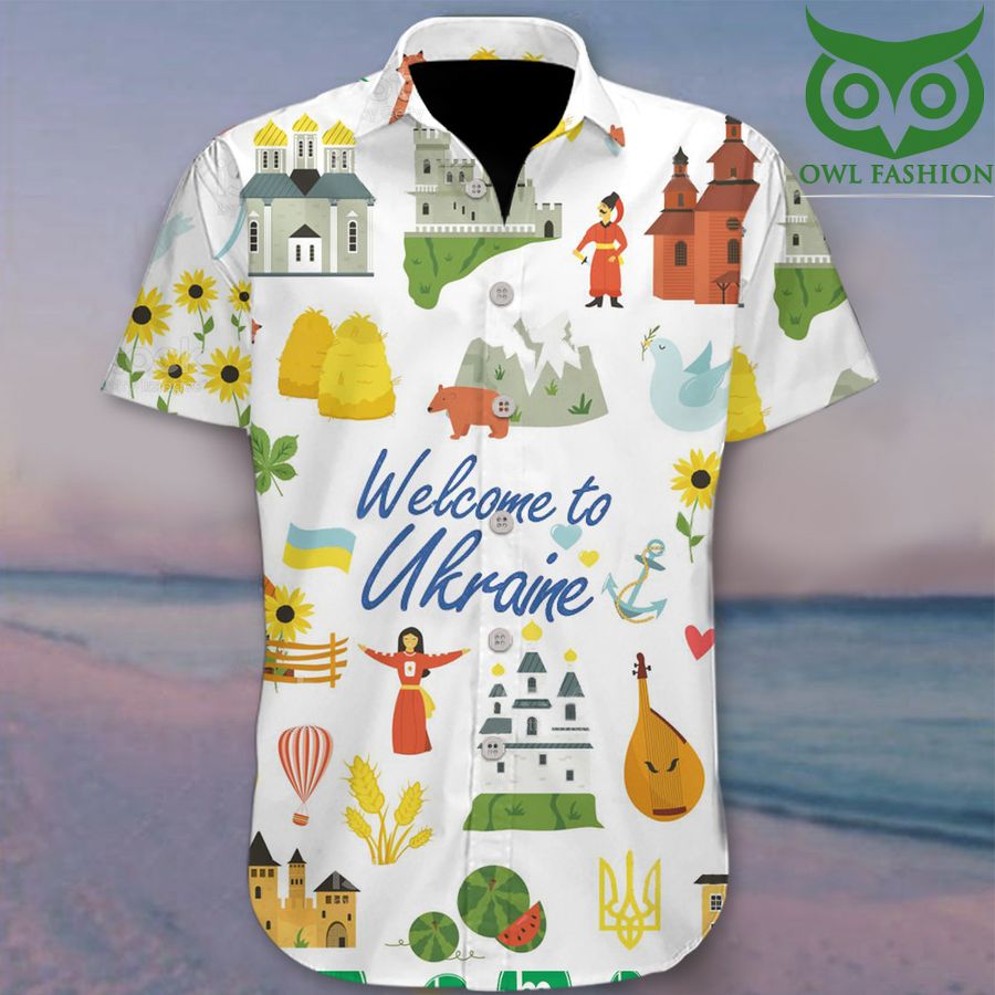 Welcome To Ukraine Hawaii Shirt Summer Vacation Ideas Merch Gift