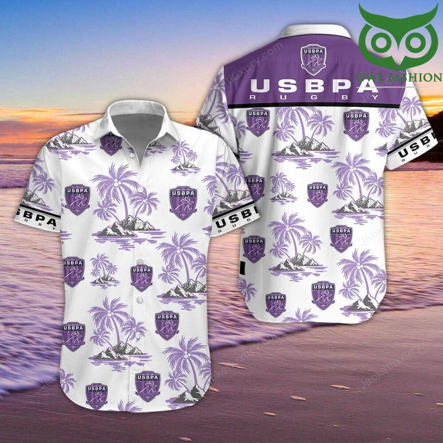 Union Sportive Bressane Hawaiian Shirt Hawaiian Shirt summer button up