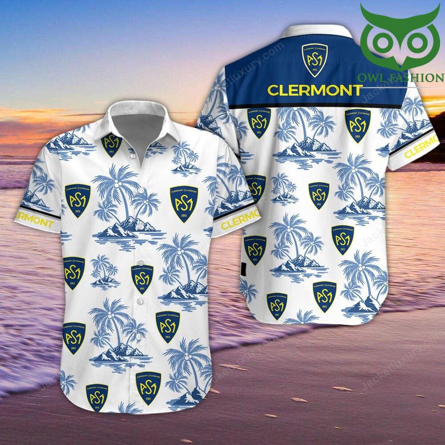 ASM Clermont Auvergne Hawaiian Shirt Hawaiian Shirt Shortsleeve summer