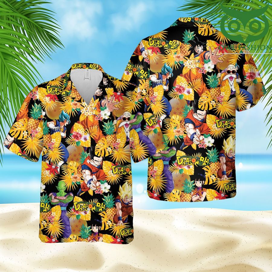 Dragon Ball anime Tropical Summer Beach Hawaiian Shirt 