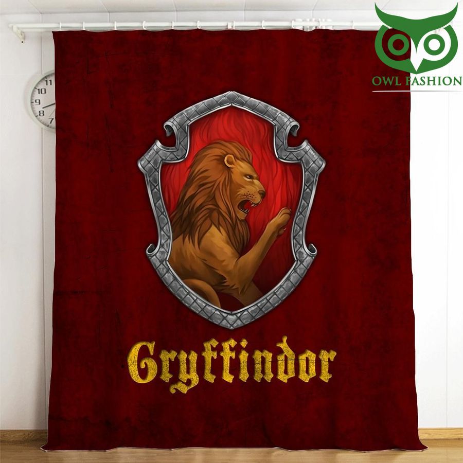 Harry Potter Gryffindor Lion 3d Printed waterproof house and room decoration shower window curtains