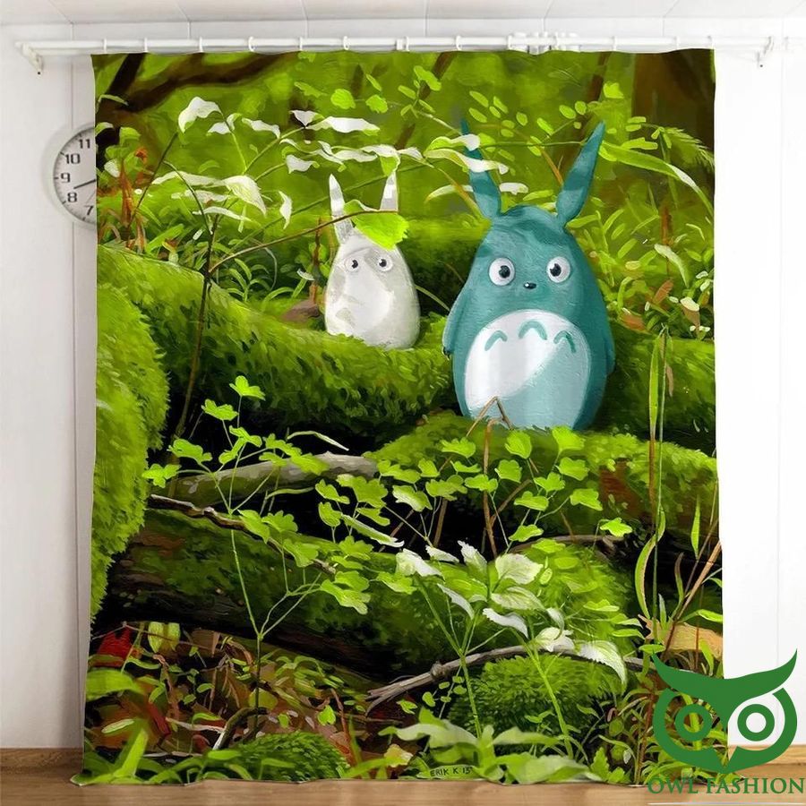 Mini Tonari No Totoro 3D Printed Window Curtain