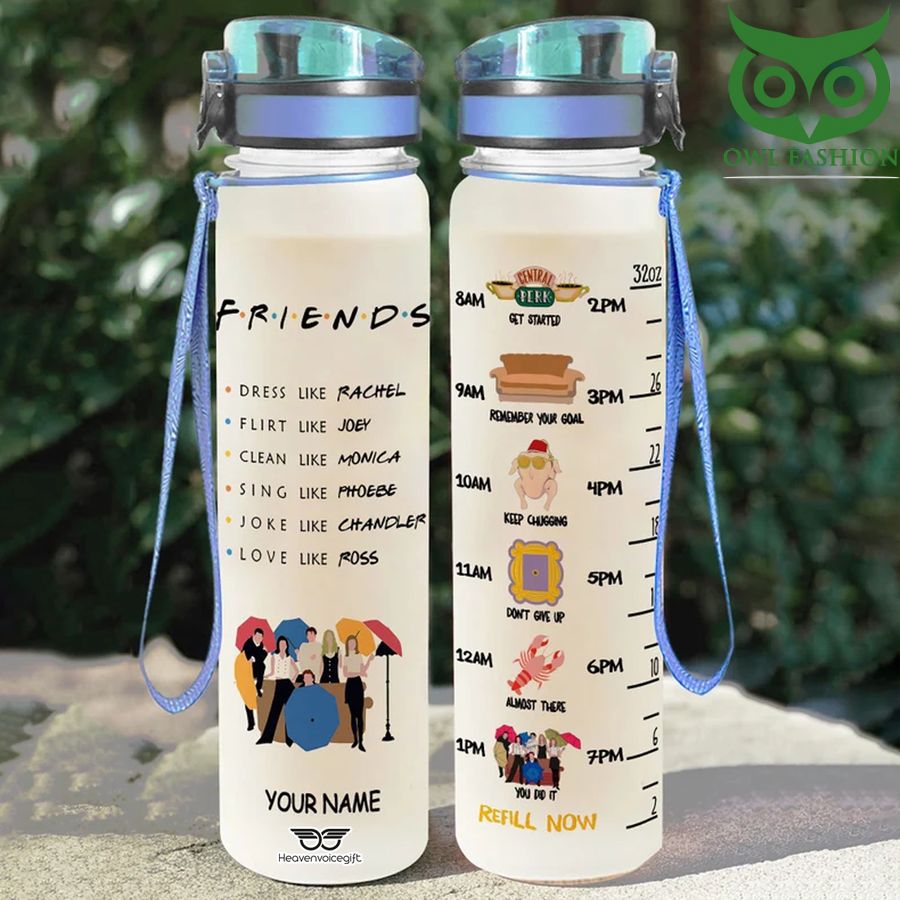 Personalized FRIENDS netflix series Water Tracker Bottle