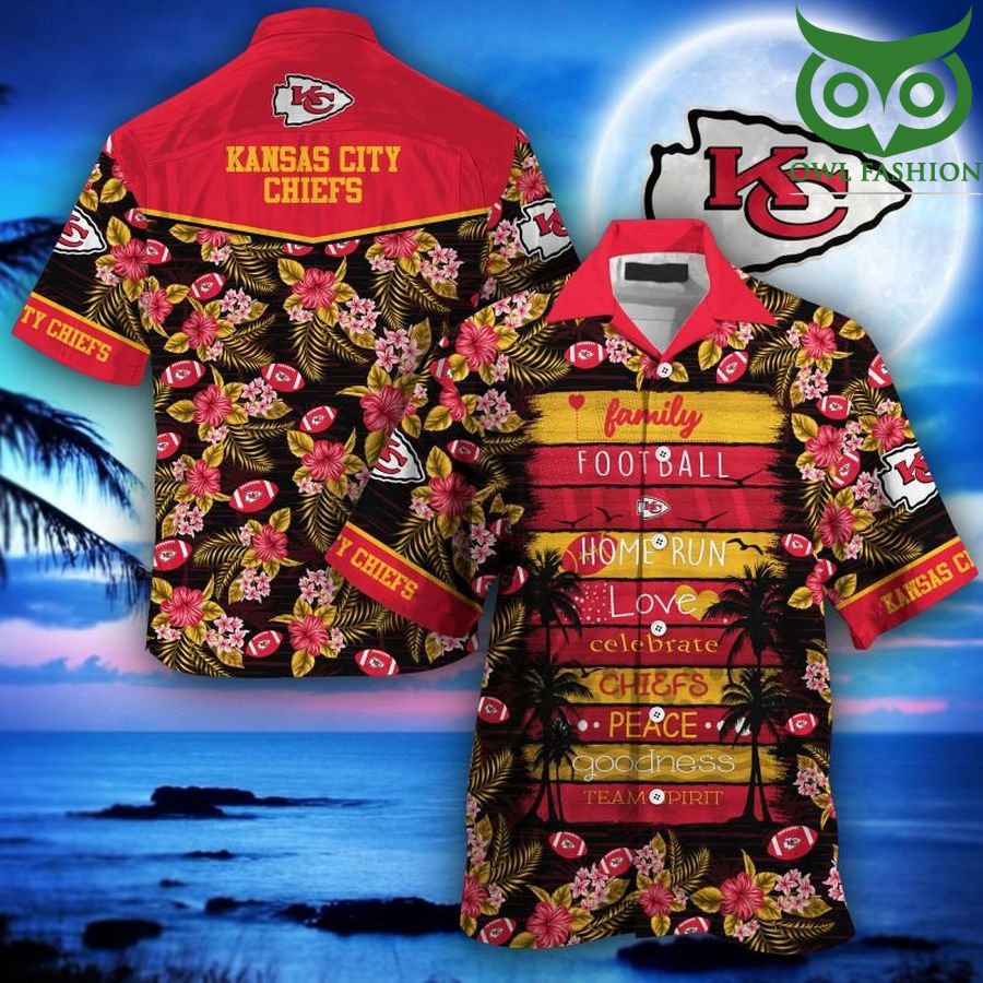 Kansas City Chiefs NFL family football homerun love Hawaiian Shirt