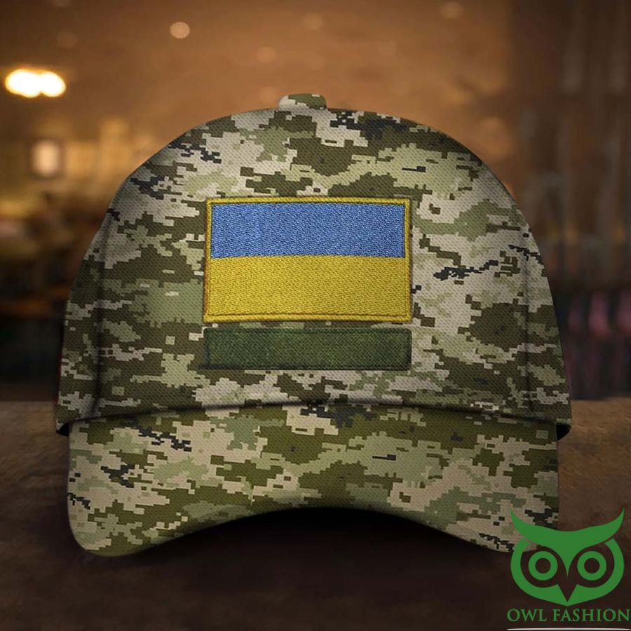 Personalized Name Stand With Ukraine Classic Cap Camouflage Merchandise
