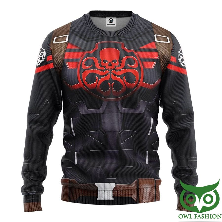 3D Captain Hydra Custom 3D Sweatshirt
