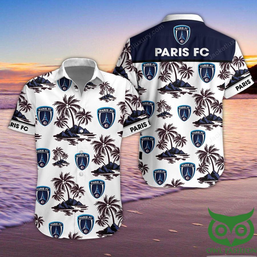 Paris FC Short-Sleeve Hawaiian Shirt