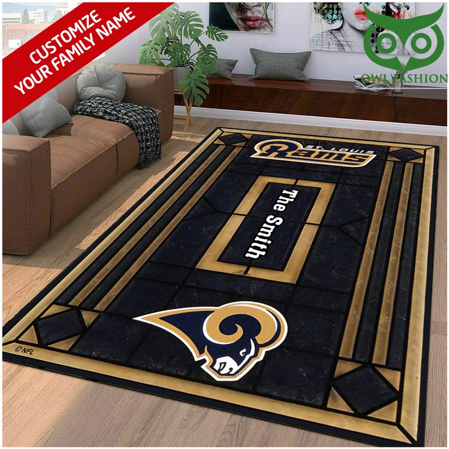 St Louis Rams personalized Limited Edition 3D Full Printing Rug