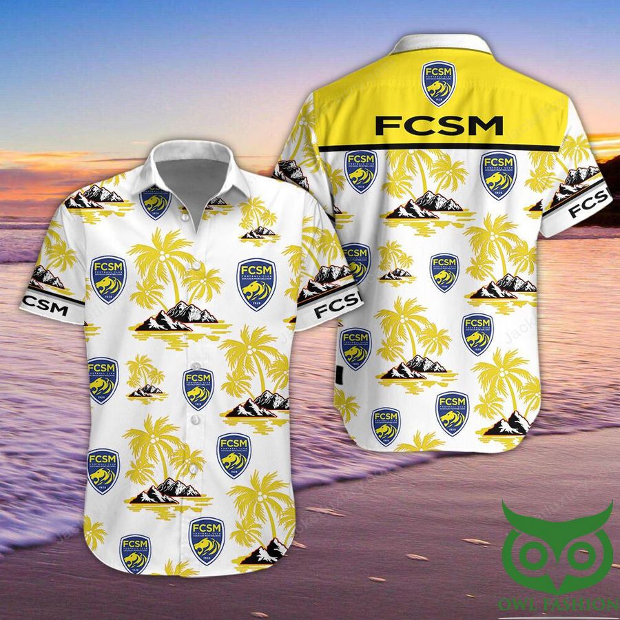 FC Sochaux-Montbeliard Short-Sleeve Hawaiian Shirt