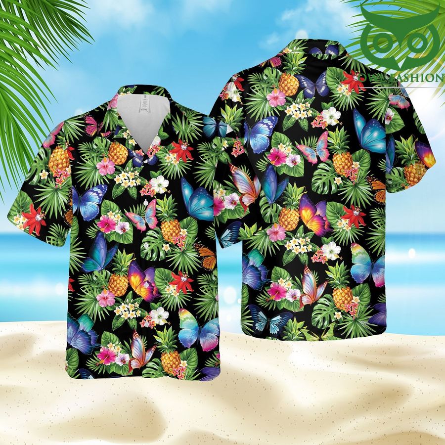 Butterfly Lovers Hawaii Style Hawaiian Shirt 