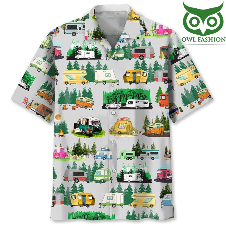 CAMPING trucks LOVERS HAWAII SHIRT