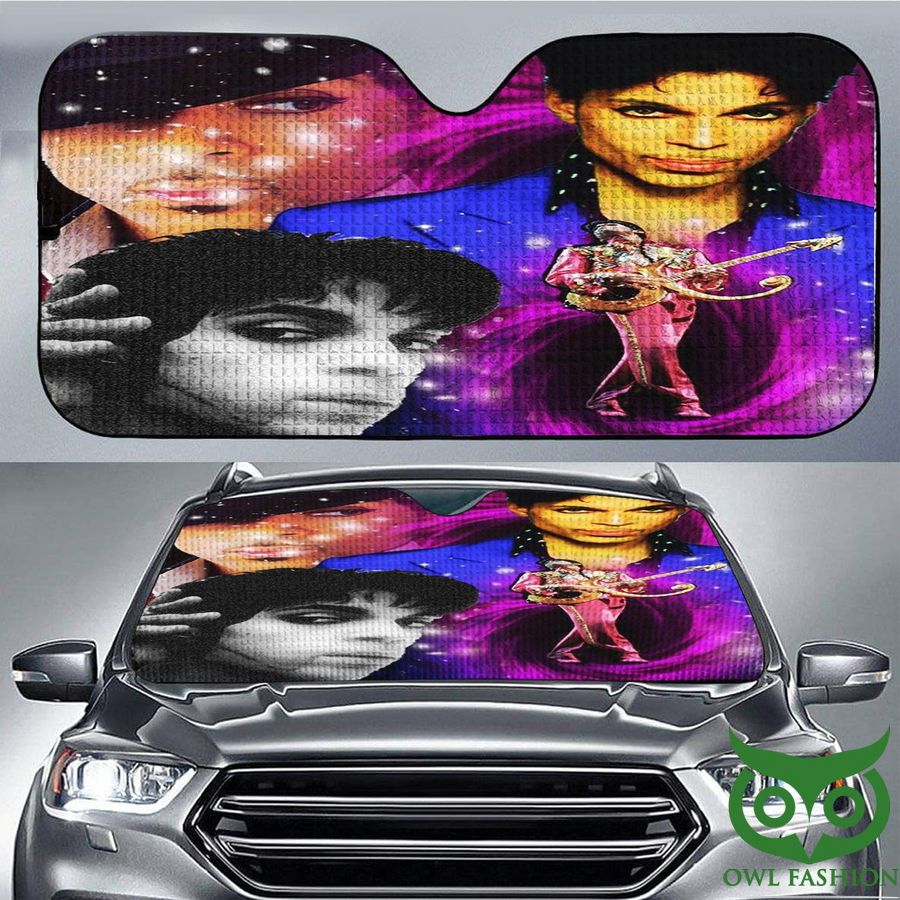 The Artist Prince Different Stages Performances Car Sunshade