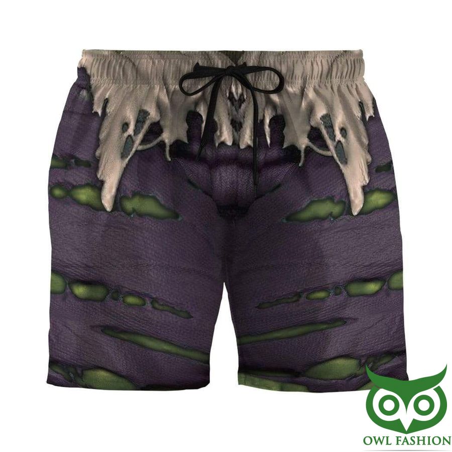 3D Incredible Hulk Custom Beach 3D Shorts