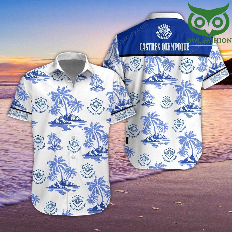Castres Olympique Hawaiian Shirt Hawaiian Shirt summer button up