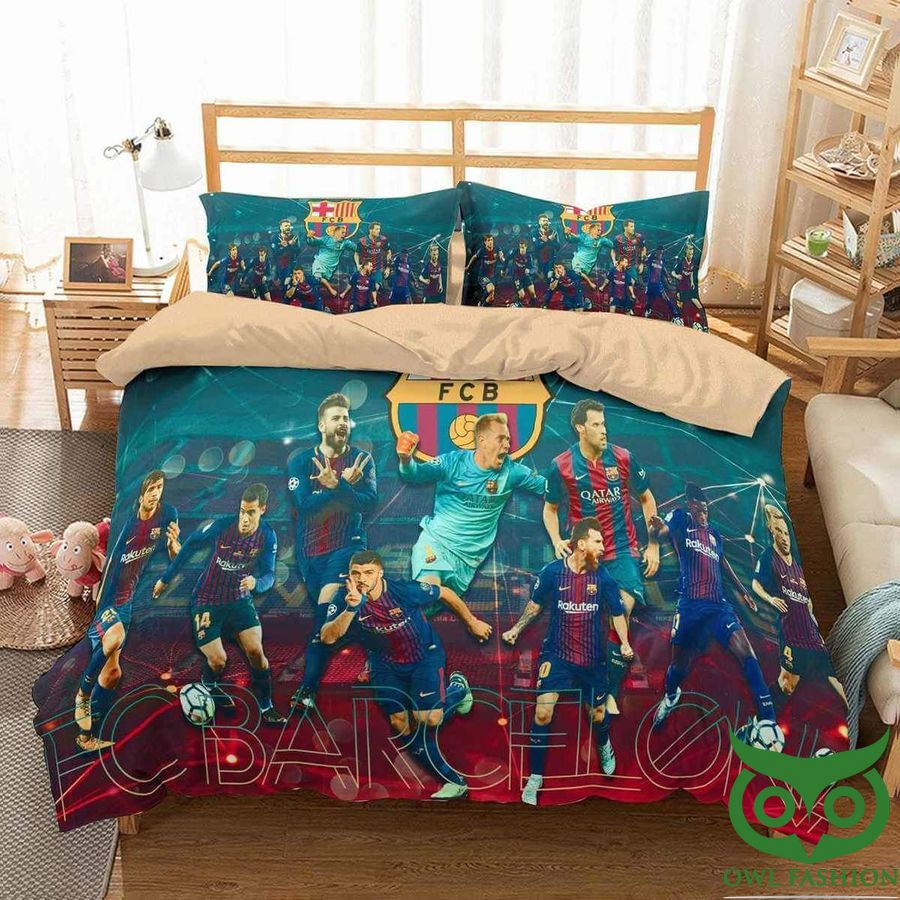 FC Barcelona Team Players Bedding Set