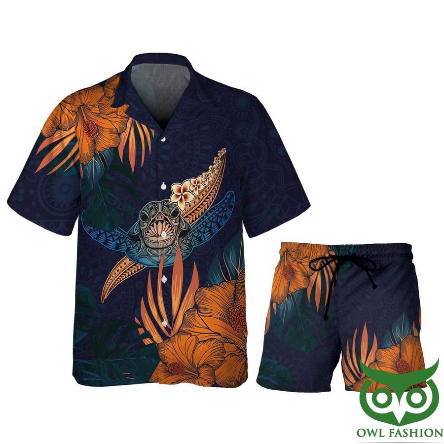 Mandala Turtle Hawaiian Shirt Summer Shirt